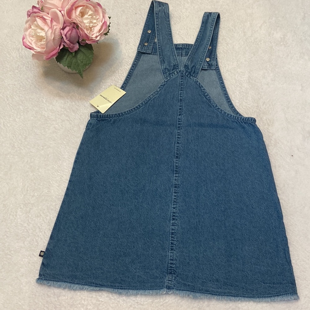 NWT Lucky Brand Size M 8-10 Jean Jumper Dress - Picture 7 of 9